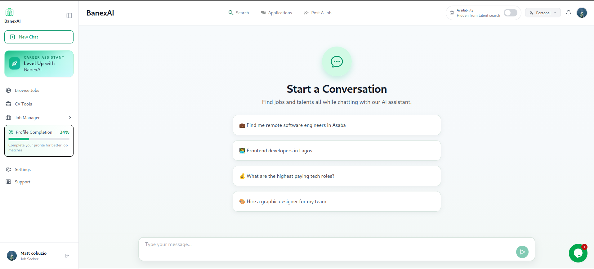 BanexAI AI-powered recruitment platform